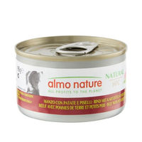 Produktbild von Almo Nature HFC Classic Home Made Hund Nassnahrung Rind mit Kartoffeln und Erbsen 95 g 24 Stück