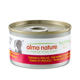 Almo Nature HFC Classic Nassnahrung für Hunde mit Thunfisch Huhn und Reis Adult 24 x 95 g – Bild 1 von 2