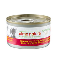 Produktbild von Almo Nature HFC Classic Nassnahrung für Hunde mit Thunfisch Huhn und Reis Adult 24 x 95 g
