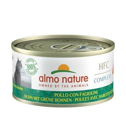Almo Nature HFC Complete Katzen Nassfutter Huhn mit grünen Bohnen Adult Getreidefrei 70 g - 6 x 70 g – Bild 1 von 3