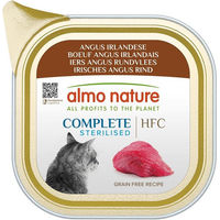 Produktbild von Almo Nature HFC Complete Sterilised Katzenfutter Irisches Angus Rind Getreidefrei Glutenfrei 17 x 85g - 17 x 85 g