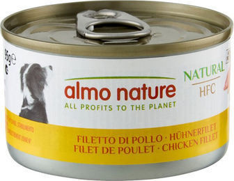 Almo Nature HFC Hundefutter Adult Huhn Filets in Sauce 6 x 95 g Monoprotein - 6 x 95 g – Bild 1 von 2