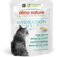Produktbild von Almo Nature HFC Hydration Help Katzen Nassfutter Thunfischbrühe mit Thunfischfilet Hypoallergen 24 x 50 g - 24 x 50 g