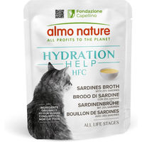Produktbild von Almo Nature HFC Hydration Help Nassfutter Sardinenbrühe mit Sardinen für Katzen 24 x 50 g - 24 x 50 g