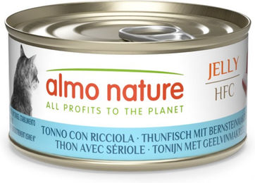 Almo Nature HFC Jelly Katzenfutter Adult Thunfisch mit Bernsteinmakrele 6 x 70 g - 6 x 70 g – Bild 1 von 2