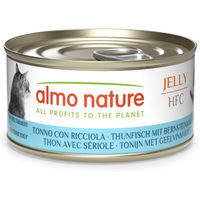 Produktbild von Almo Nature HFC Jelly Katzenfutter Adult Thunfisch mit Bernsteinmakrele 6 x 70 g - 6 x 70 g
