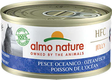 Almo Nature HFC Jelly Katzenfutter Nassfutter Ozeanfisch Stückchen in Gelee Adult 24 x 70 g - 24 x 70 g – Bild 1 von 4