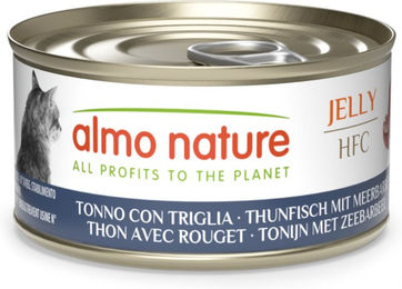 Almo Nature HFC Jelly Thunfisch mit Meerbarbe Katzenfutter Adult 6 x 70 g - 6 x 70 g – Bild 1 von 2