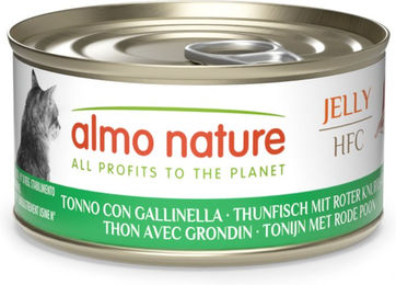 Almo Nature HFC Jelly Thunfisch mit Rotem Knurrhahn Katzen Nassfutter Adult 6 x 70 g - 6 x 70 g – Bild 1 von 2