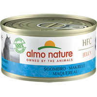 Produktbild von Almo Nature HFC Katzen Nassfutter Fisch Stückchen in Gelee Glutenfrei Adult 24x70g - 24 x 70 g