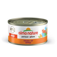 Produktbild von Almo Nature HFC Katzen Nassfutter Huhn Stückchen in Gelee Monoprotein Adult 24 x 70 g - 24 x 70 g