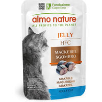 Produktbild von Almo Nature HFC Katzen Nassfutter Makrele Stückchen in Gelee 24 x 55 g - 24 x 55 g