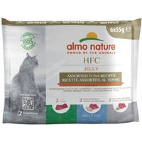 Produktbild von Almo Nature HFC Katzen Nassfutter Mixpaket Stückchen in Gelee Thunfisch und Sardine 6 x 55 g - 6 x 55 g