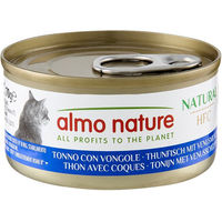 Produktbild von Almo Nature HFC Katzen Nassfutter Thunfisch mit Venusmuscheln in Sauce Adult Glutenfrei 6 x 70 g - 6 x 70 g