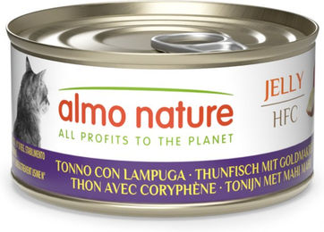 Produktbild von Almo Nature HFC Katzenfutter Adult Stückchen in Gelee Thunfisch mit Goldmakrele 6 x 70 g - 6 x 70 g
