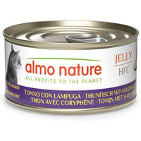 Produktbild von Almo Nature HFC Katzenfutter Adult Stückchen in Gelee Thunfisch mit Goldmakrele 6 x 70 g - 6 x 70 g