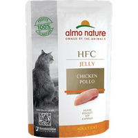 Produktbild von Almo Nature HFC Katzenfutter Huhn Stückchen in Gelee 24 x 55 g