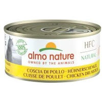 Produktbild von Almo Nature HFC Katzenfutter Hühnerschenkel für alle Altersstufen 24x150g - 24 x 150 g