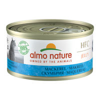 Produktbild von Almo Nature HFC Katzenfutter Makrele Stückchen in Gelee 24 x 70 g