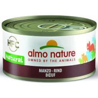 Produktbild von Almo Nature HFC Katzenfutter Nass Rind Stückchen in Sauce Adult 24x 70g ohne Konservierungsstoffe und Aromastoffe - 24 x 70 g