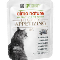 Produktbild von Almo Nature HFC Katzenfutter Sardine für Adult, 6 x 50 g