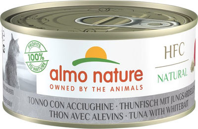 Almo Nature HFC Katzenfutter Thunfisch mit Jungsardellen in Sauce 24 x 150 g – Bild 1 von 2