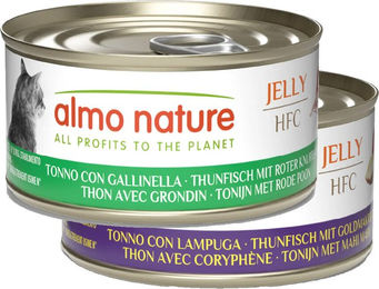 Almo Nature HFC Katzenfutter Thunfisch mit Stückchen in Gelee und hohem Fleischanteil – Bild 1 von 3