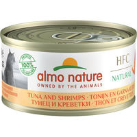 Produktbild von Almo Nature HFC Katzenfutter Thunfisch und Garnelen 24 x 70 g