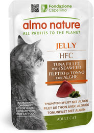 Almo Nature HFC Katzenfutter Thunfischfilet in Gelee, monoprotein und glutenfrei, 24 x 55 g - 6 x 55 g – Bild 1 von 10