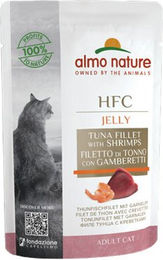 Almo Nature HFC Katzenfutter Thunfischfilet und Garnelen in Gelee 24 x 55 g – Bild 1 von 2
