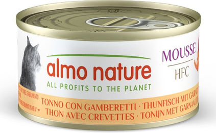 Almo Nature HFC Katzenmousse Thunfisch mit Garnelen 24 x 70 g - 6 x 70 g – Bild 1 von 3