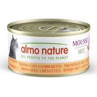 Produktbild von Almo Nature HFC Katzenmousse Thunfisch mit Garnelen 24 x 70 g - 6 x 70 g