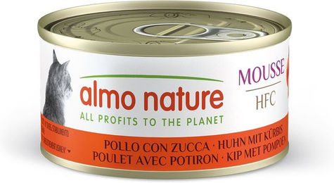Produktbild von Almo Nature HFC Mousse Huhn mit Kürbis 24x70g