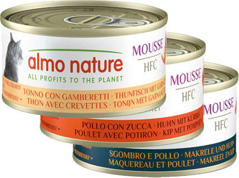 Almo Nature HFC Mousse Makrele und Huhn mit hohem Fleischanteil Dose – Bild 1 von 3