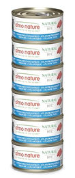 Almo Nature HFC Nassfutter für Katzen Adult Thunfisch Stückchen in Sauce Glutenfrei Monoprotein 6 x 70g - 6 x 70 g – Bild 1 von 7