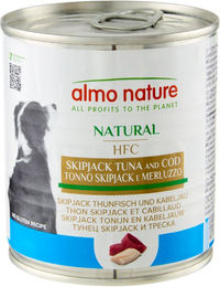 Almo Nature HFC Nassnahrung für Hunde mit Skip Jack Thunfisch und Kabeljau in Sauce, 290 g - 6 x 280 g – Bild 1 von 6