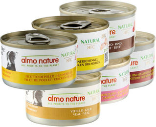 Almo Nature HFC Natural Adult Katzen Nassfutter Huhn Monoprotein Stückchen in Sauce Dose – Bild 1 von 4