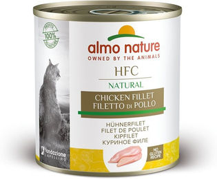 Produktbild von Almo Nature HFC Natural Cat Hühnerfilet Nassfutter für erwachsene Katzen ohne Farb- und Aromastoffe 12x280g