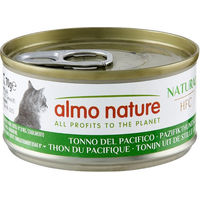 Produktbild von Almo Nature HFC Natural Katzen Nassfutter Adult Pazifikthunfisch Stückchen in Sauce Glutenfrei Monoprotein 6 x 70 g - 6 x 70 g