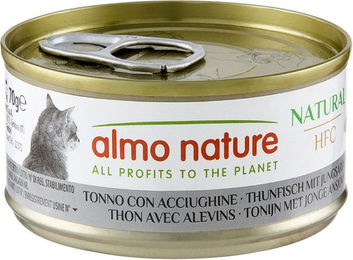 Almo Nature HFC Natural Katzen Nassfutter Filets Thunfisch und Sardine Adult Glutenfrei 6 x 70 g - 6 x 70 g – Bild 1 von 3