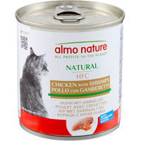 Produktbild von Almo Nature HFC Natural Katzen Nassfutter Huhn mit Garnelen für adulte Katzen 12 x 280 g - 12 x 280 g