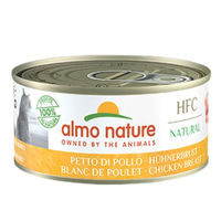 Produktbild von Almo Nature HFC Natural Katzen Nassfutter Huhn Stückchen in Sauce Monoprotein Glutenfrei Adult 24 x 150 g - 24 x 150 g