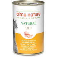 Produktbild von Almo Nature HFC Natural Katzen Nassfutter Hühnerbrust Stückchen in Sauce glutenfrei 6 x 140 g - 6 x 140 g