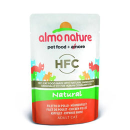 Almo Nature HFC Natural Katzen Nassfutter Hühnerfilet Adult 24 x 55 g - 24 x 55 g – Bild 1 von 2