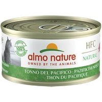 Produktbild von Almo Nature HFC Natural Katzen Nassfutter Pazifikthunfisch Stückchen in Sauce glutenfrei 12x70 g