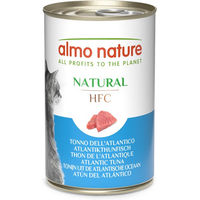 Produktbild von Almo Nature HFC Natural Katzenfutter Atlantikthunfisch Stückchen in Sauce 6 x 140 g glutenfrei - 6 x 140 g