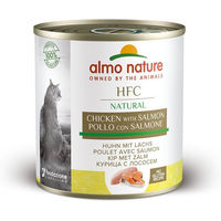 Produktbild von Almo Nature HFC Natural Katzenfutter Huhn und Lachs für erwachsene Katzen 12x280g