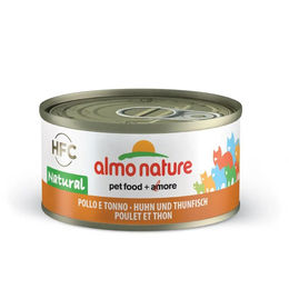Almo Nature HFC Natural Katzenfutter Huhn und Thunfisch Stückchen in Sauce Adult 24 x 70 g - 24 x 70 g – Bild 1 von 4