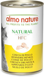 Produktbild von Almo Nature HFC Natural Katzenfutter Hühnerschenkel für alle Altersstufen 6 x 140 g - 6 x 140 g