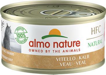 Almo Nature HFC Natural Katzenfutter Kalb Stückchen in Sauce Adult 24 x 70 g - 24 x 70 g – Bild 1 von 4